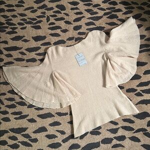 Vintage Casmari 💯 Cashmere Boho Butterfly Sleeve Sweater • Size 2 • NWT
